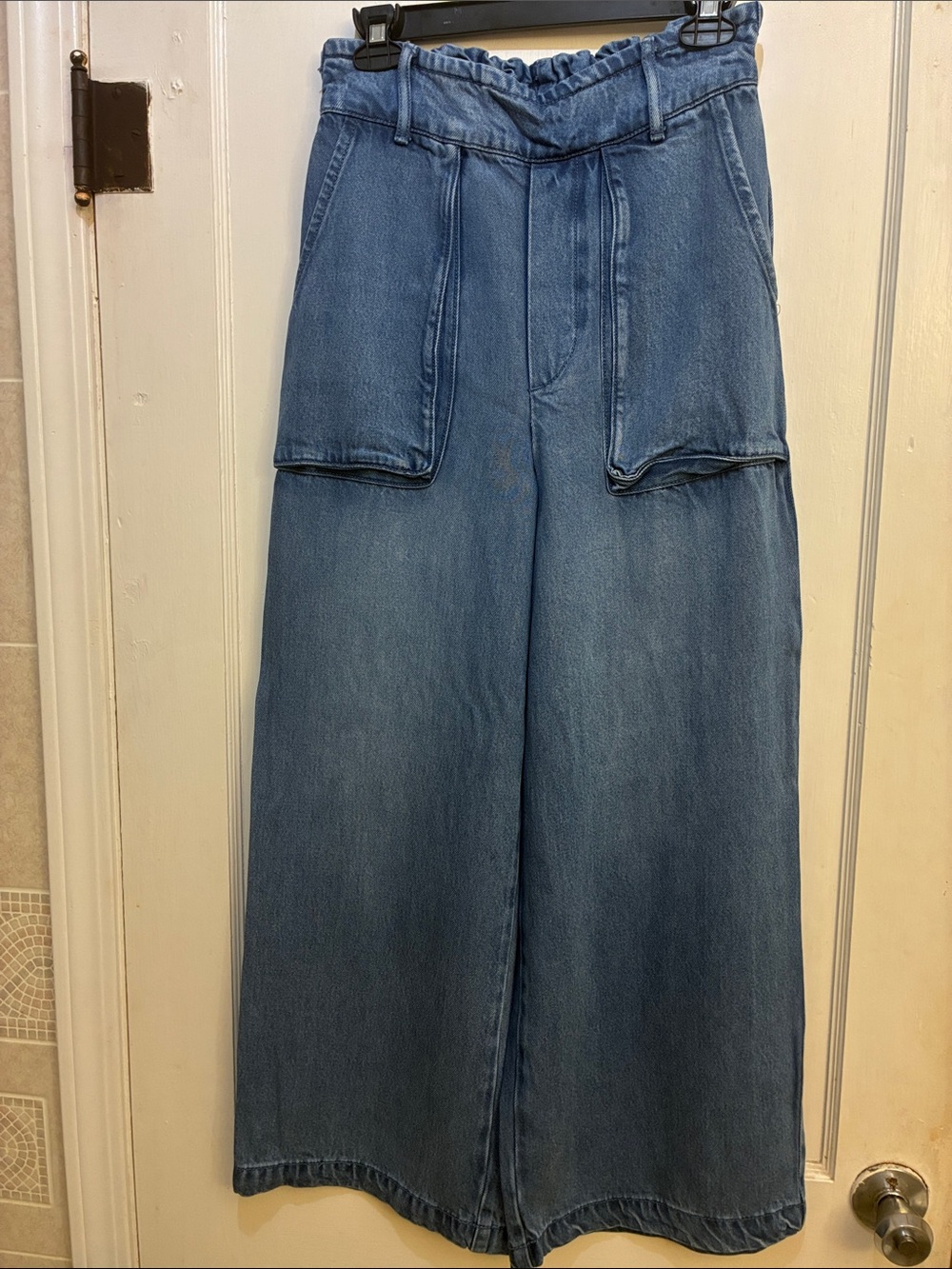 YFB Women's Wide Leg Jeans in Denim Blue